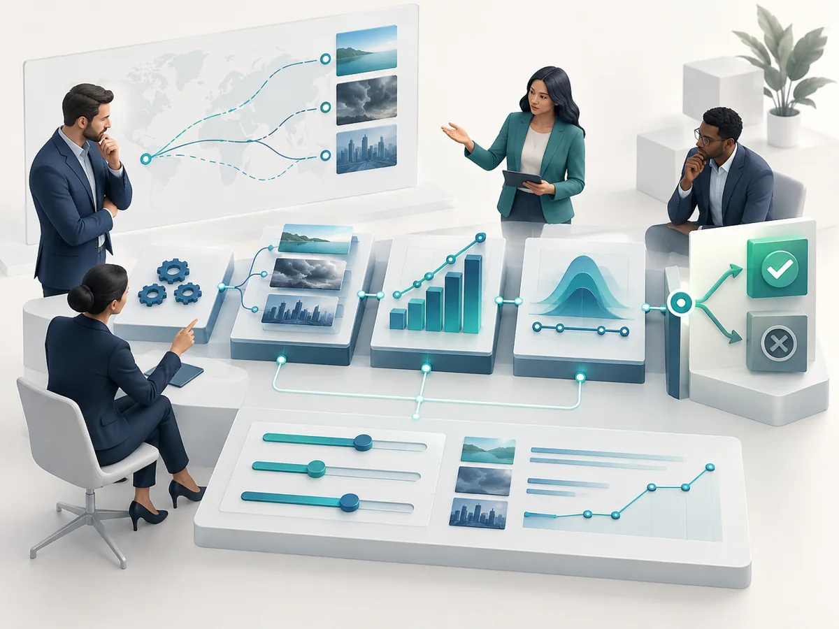 Analytical illustration for feasibility, valuation and financial modelling
