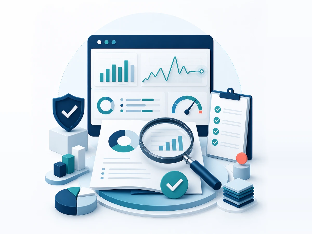 Financial health check service illustration