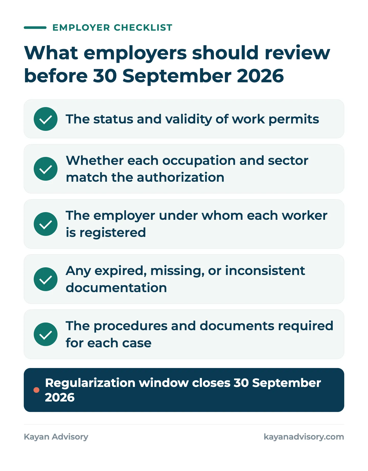 What employers should review before 30 September 2026